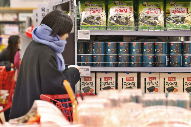 서울의 한 대형마트 모습. <연합뉴스>